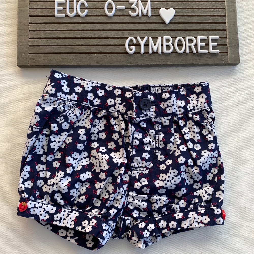 Gymboree floral shorts